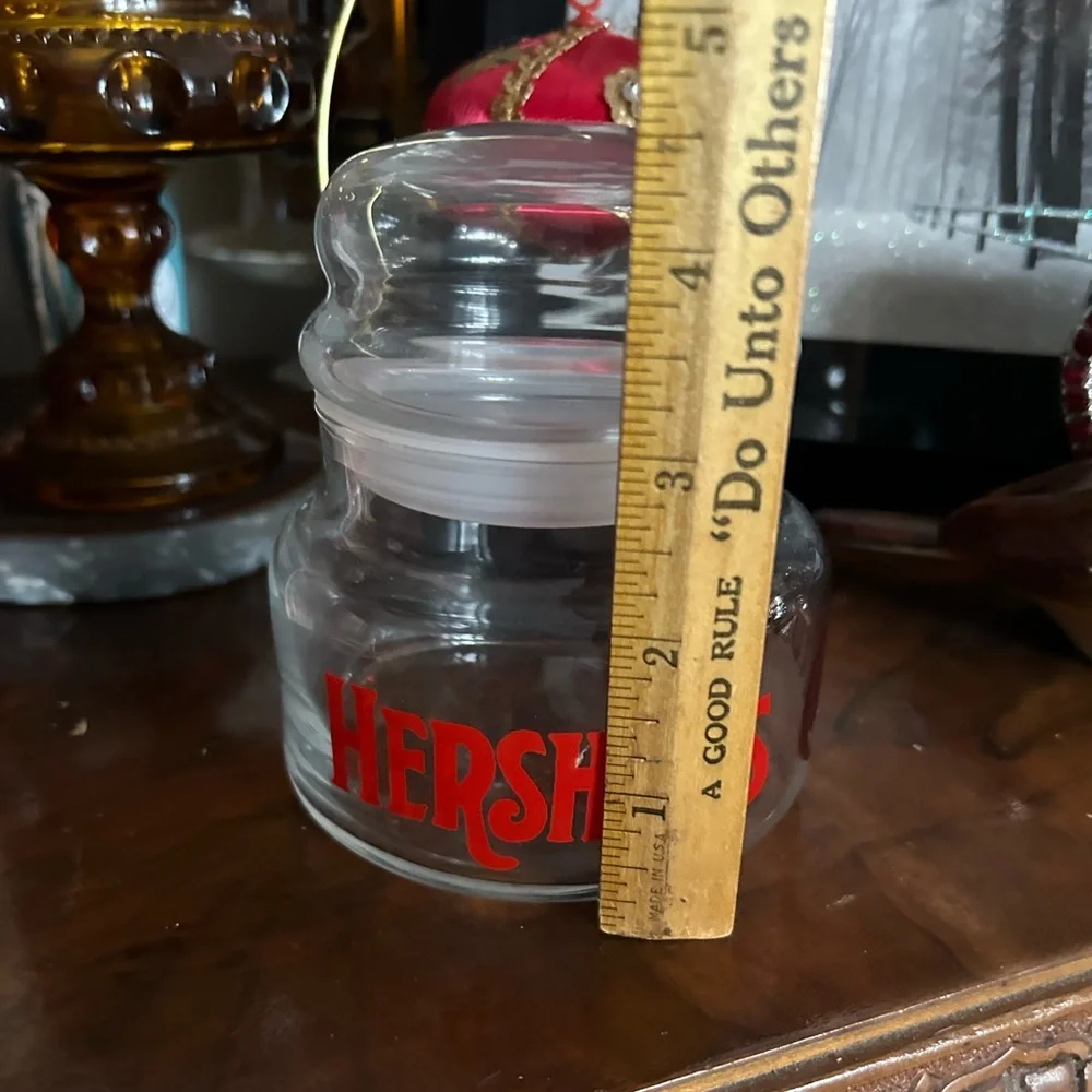 Vintage Hershey’s Chocolate Glass Canister
